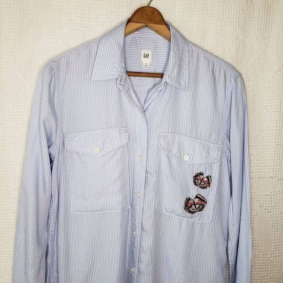 Vintage • Gap butterfly button down - Picture 6 of 11